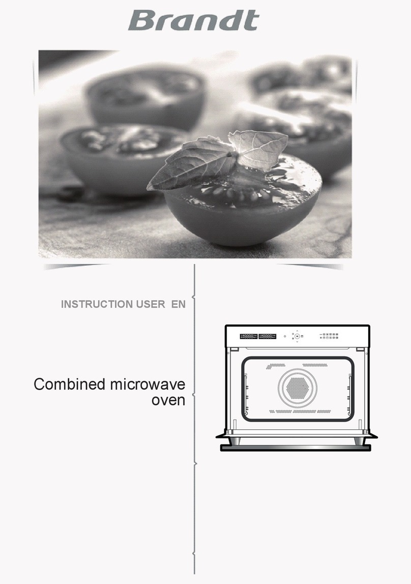 Brandt BKC7153LX User instruction