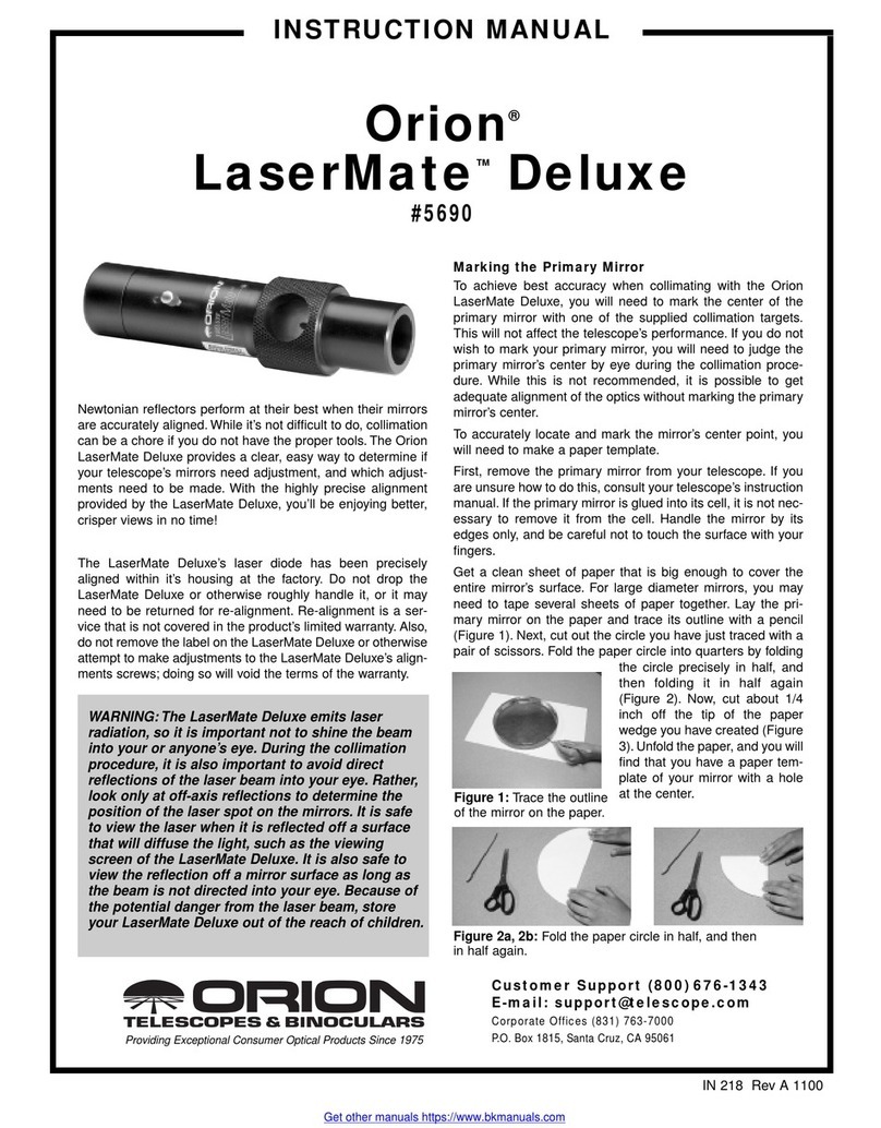 ORION TELESCOPES & BINOCULARS LaserMate Deluxe 5690 instruction manual