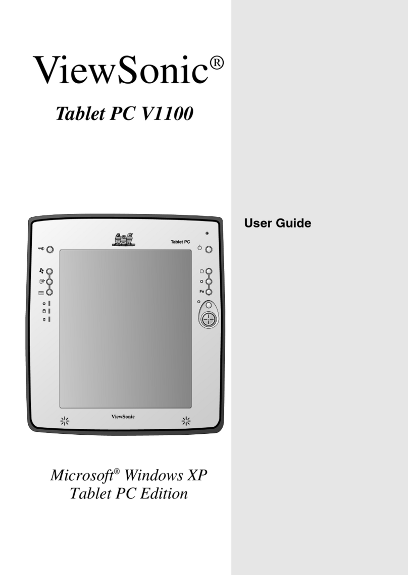 ViewSonic V1100 - Tablet PC Travel Bundle User manual