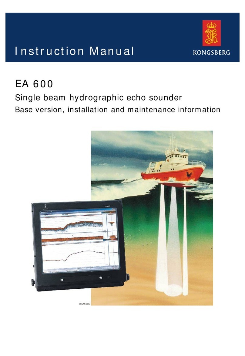 Kongsberg EA 600 instruction manual
