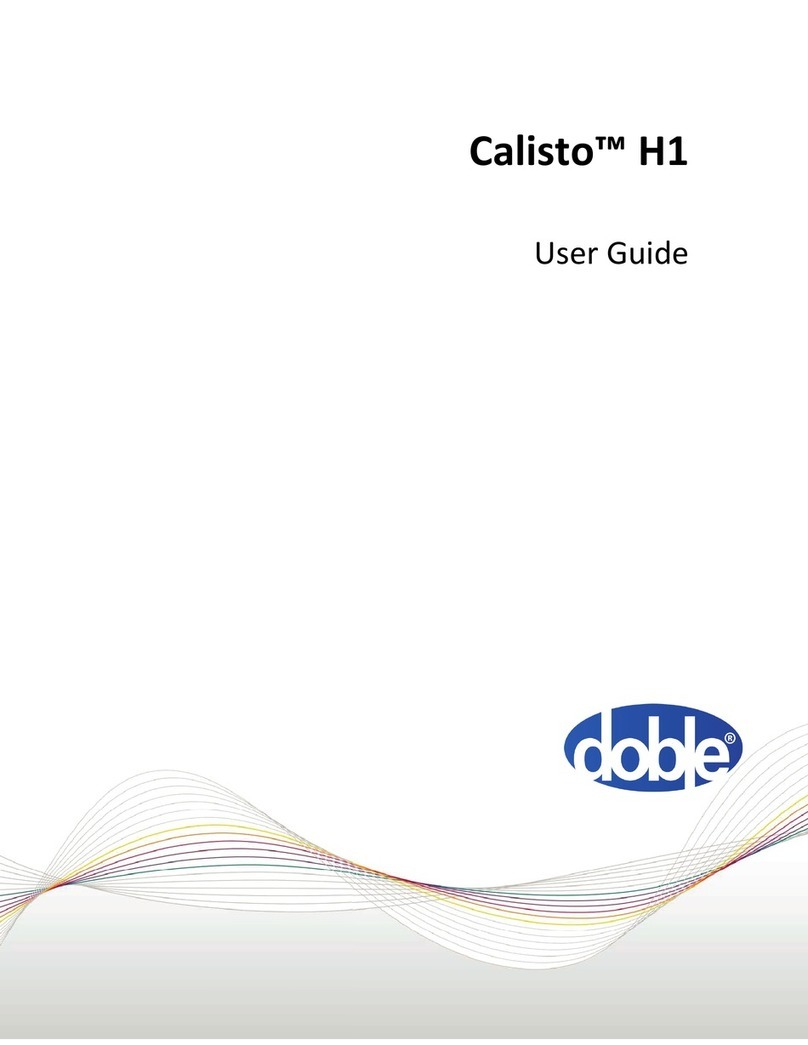 doble Calisto H1 user guide