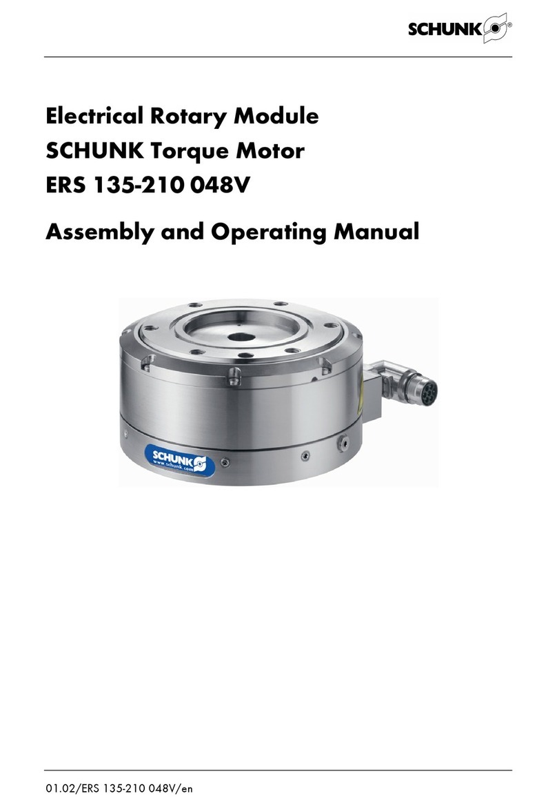 SCHUNK ERS 135 048V Assembly and operating manual SCHUNK ERS 135 048V Assembly and operating manual