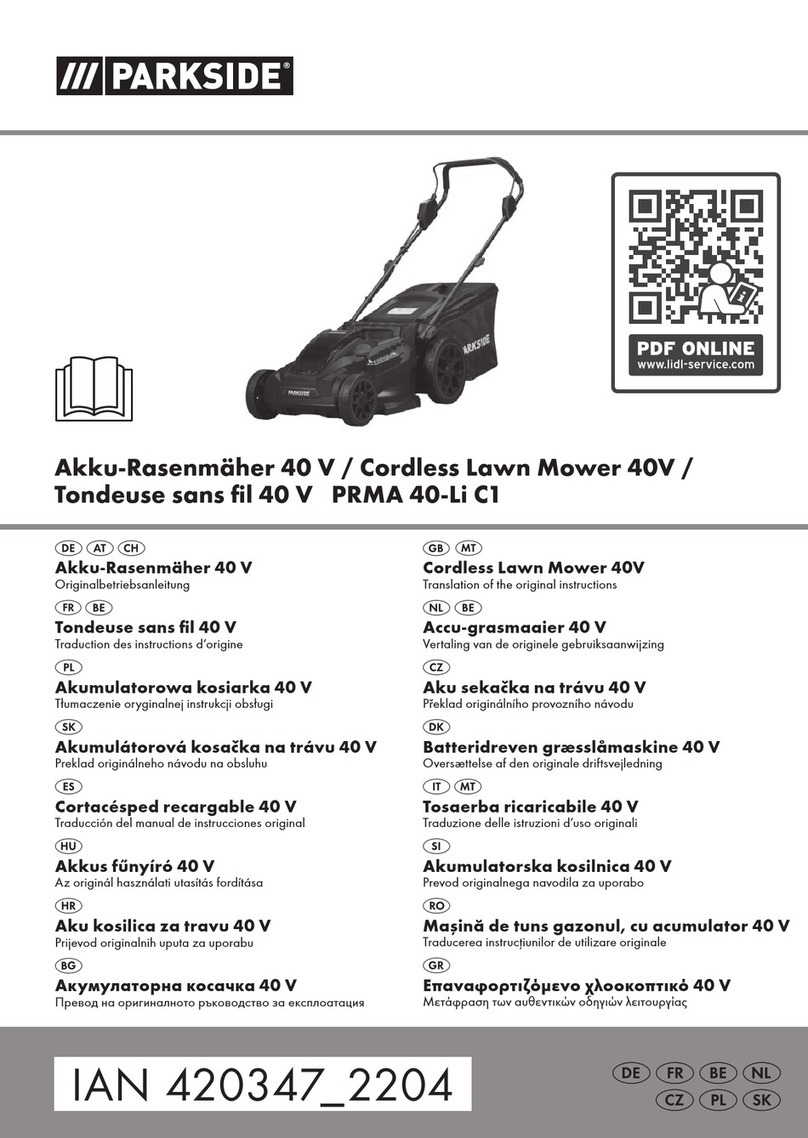 Parkside PRMA 40-Li C1 Original instructions