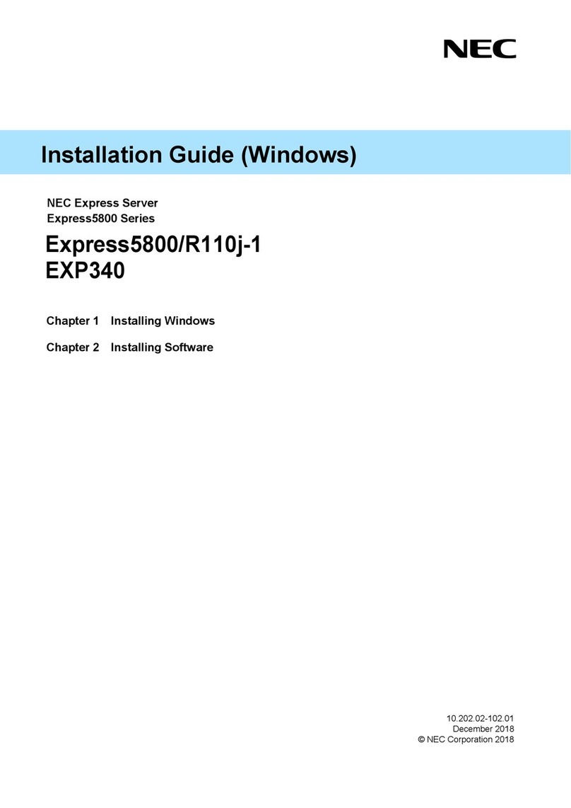 NEC NEC Express5800 Series User manual