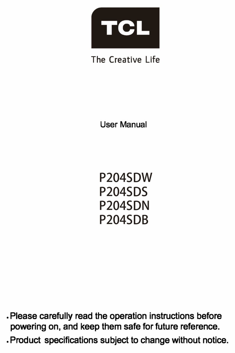 TCL P204SDW user manual