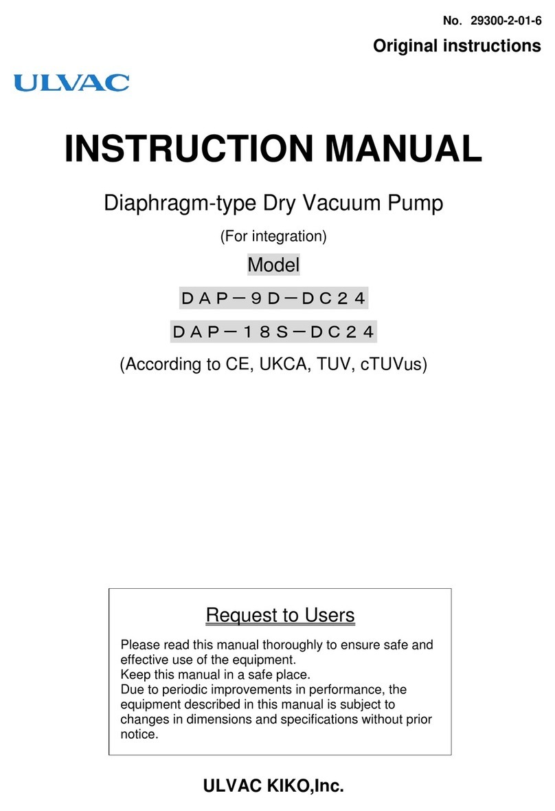 Ulvac DAP-9D-DC24 instruction manual