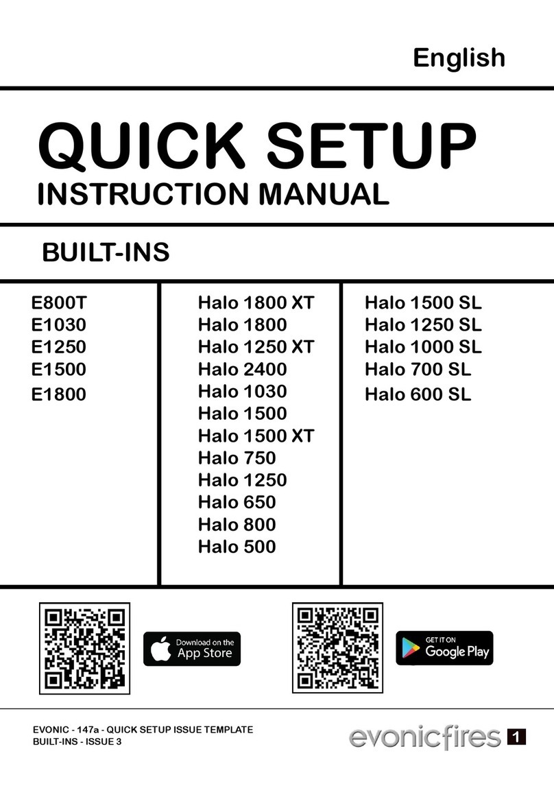 Evonicfires E800T User manual