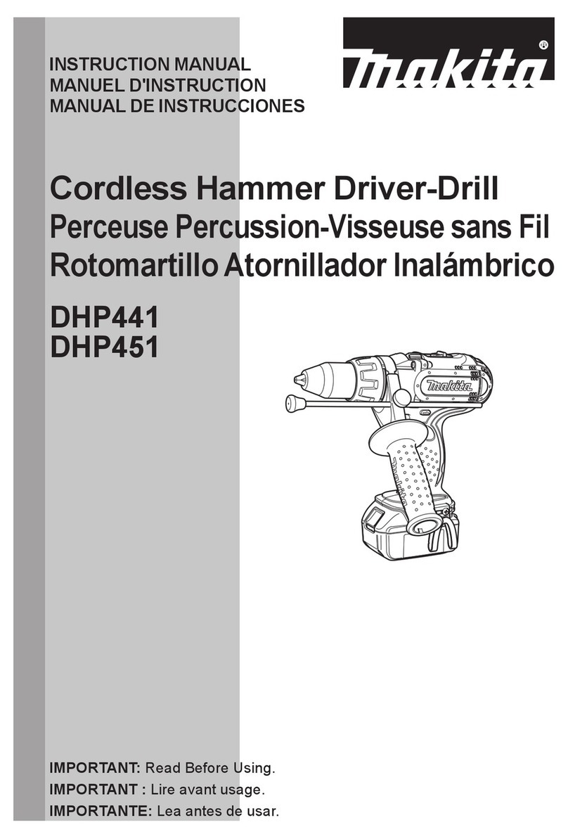 Makita DHP441 instruction manual