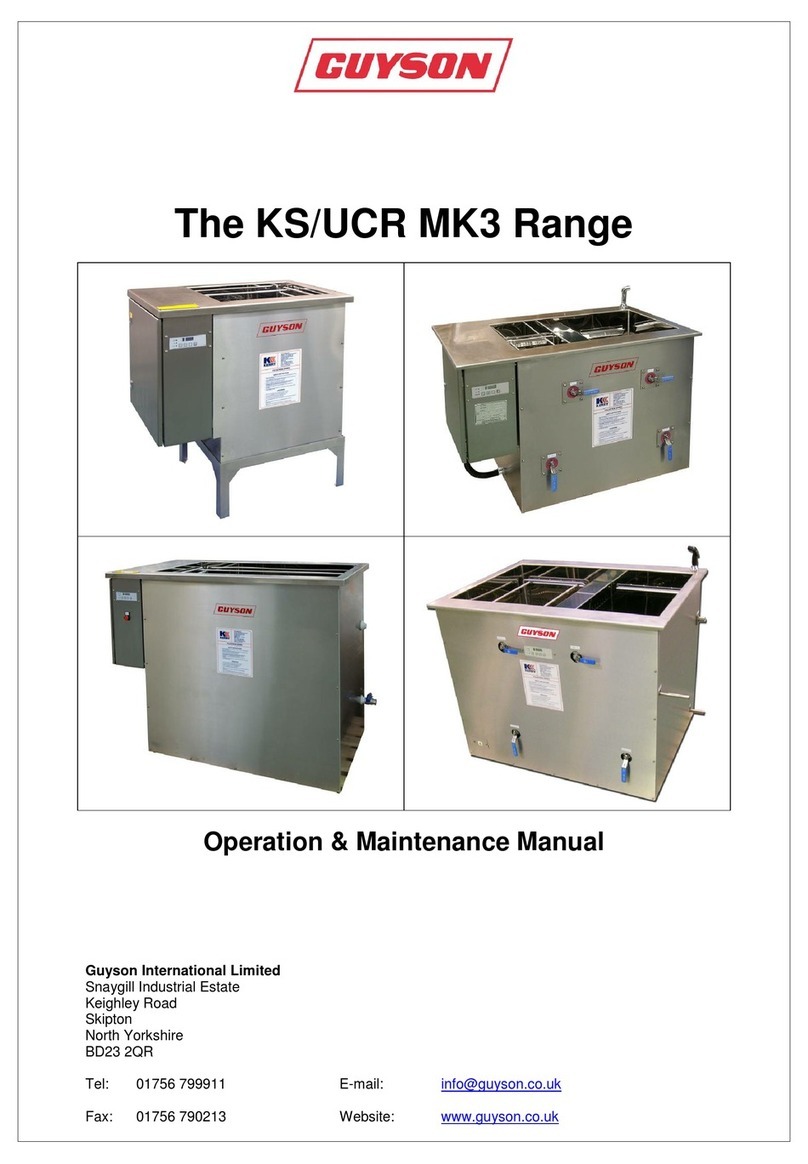 Guyson KS MK3 300 Operation & maintenance manual