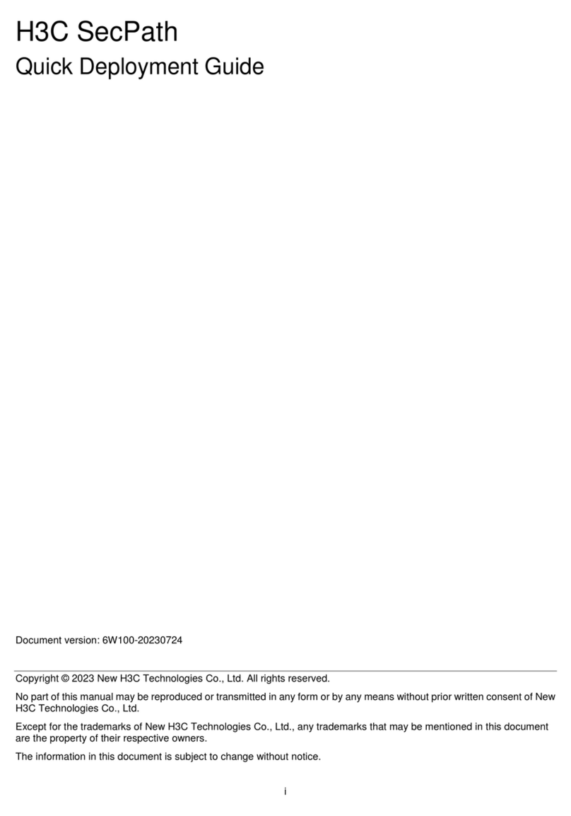 H3C SecPath F50X0 Series User manual