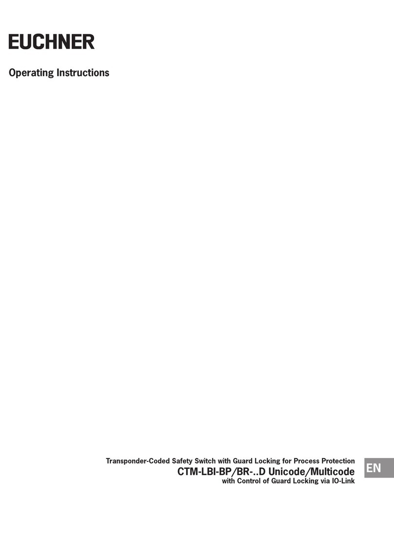 EUCHNER CTM-LBI-BP-D Series operating instructions