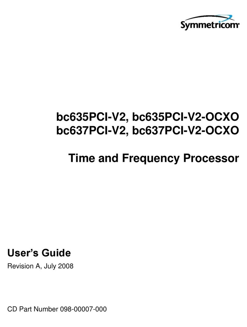 Symmetricom bc635PCI-V2 user guide