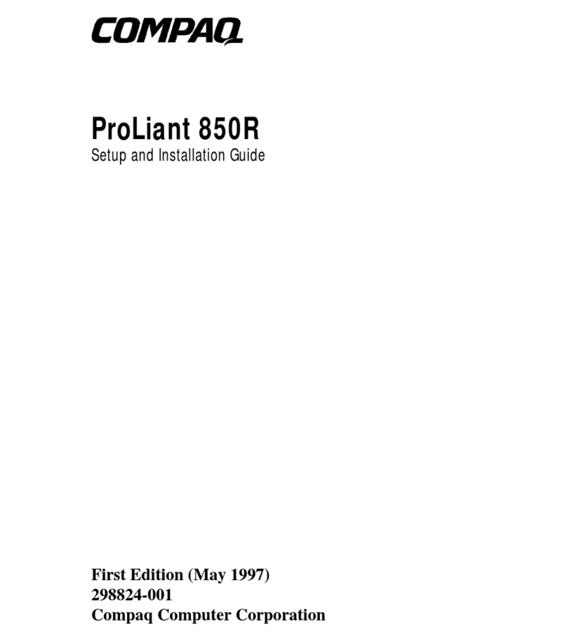 Compaq 850R - ProLiant - 32 MB RAM Operating and safety instructions