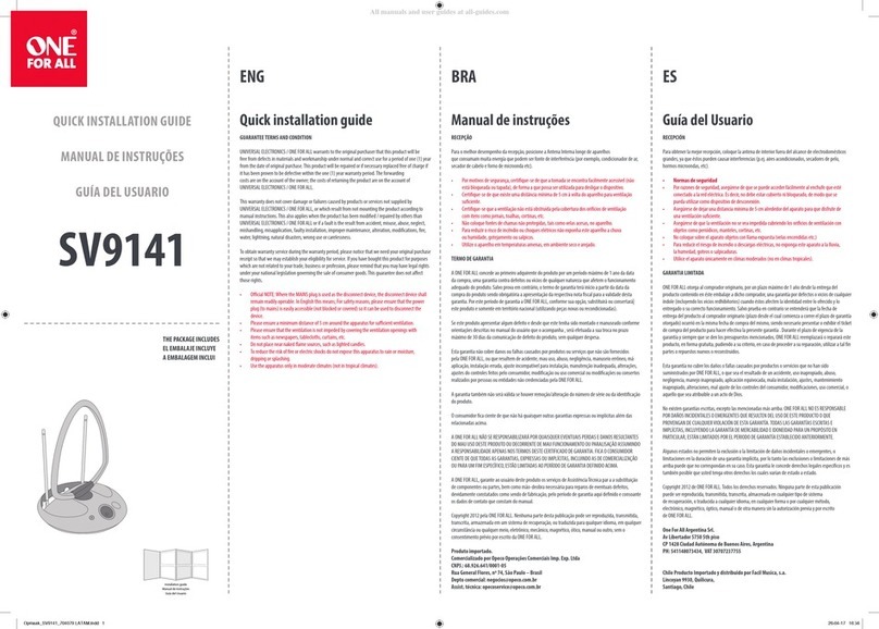 One Forall SV9141 User manual