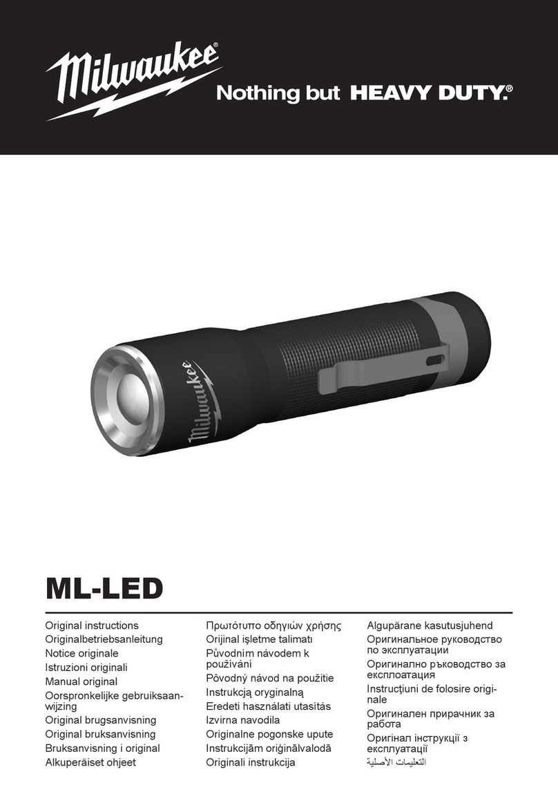 Milwaukee ML-LED User manual