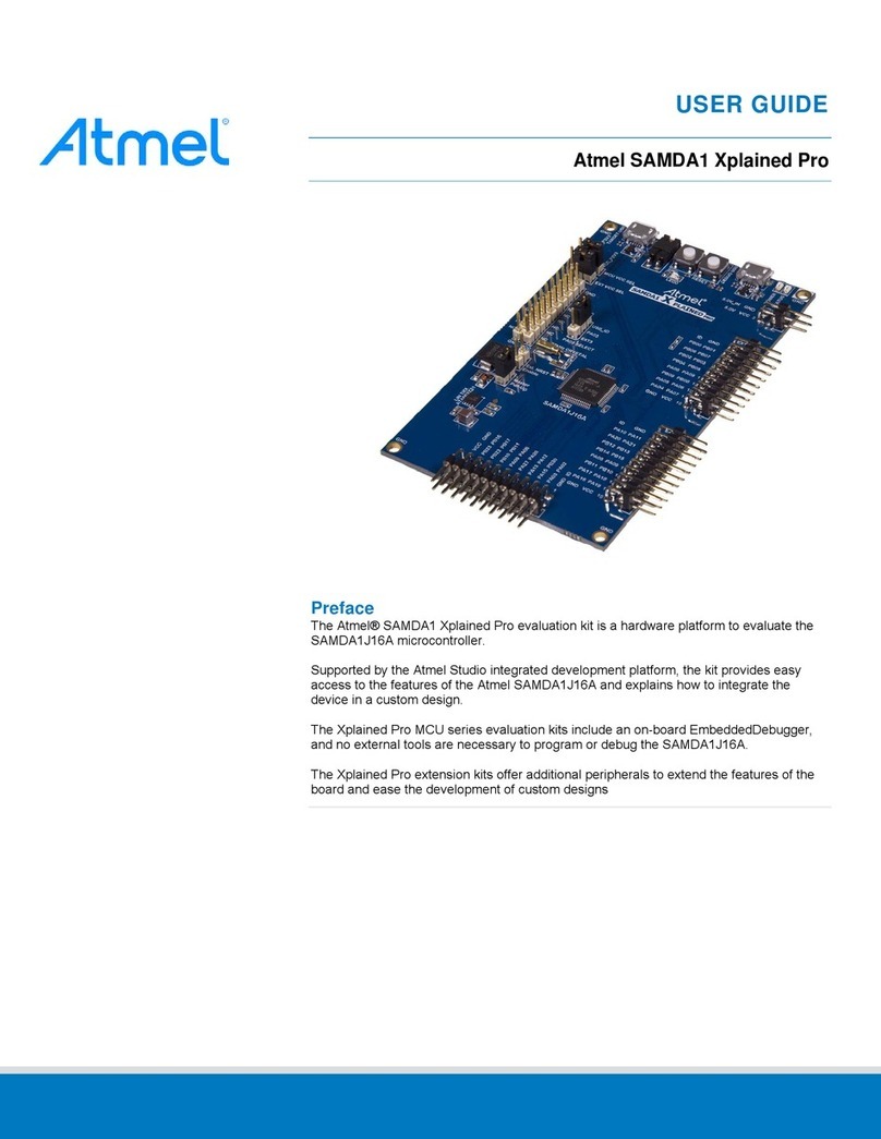 Atmel SAMDA1 Xplained Pro User manual