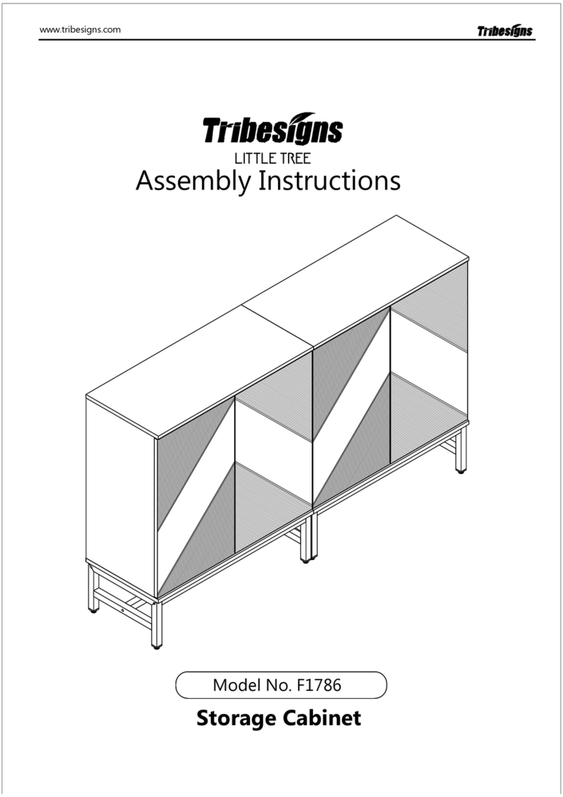 Tribesigns F1786 Assembly instructions Tribesigns F1786 Assembly instructions