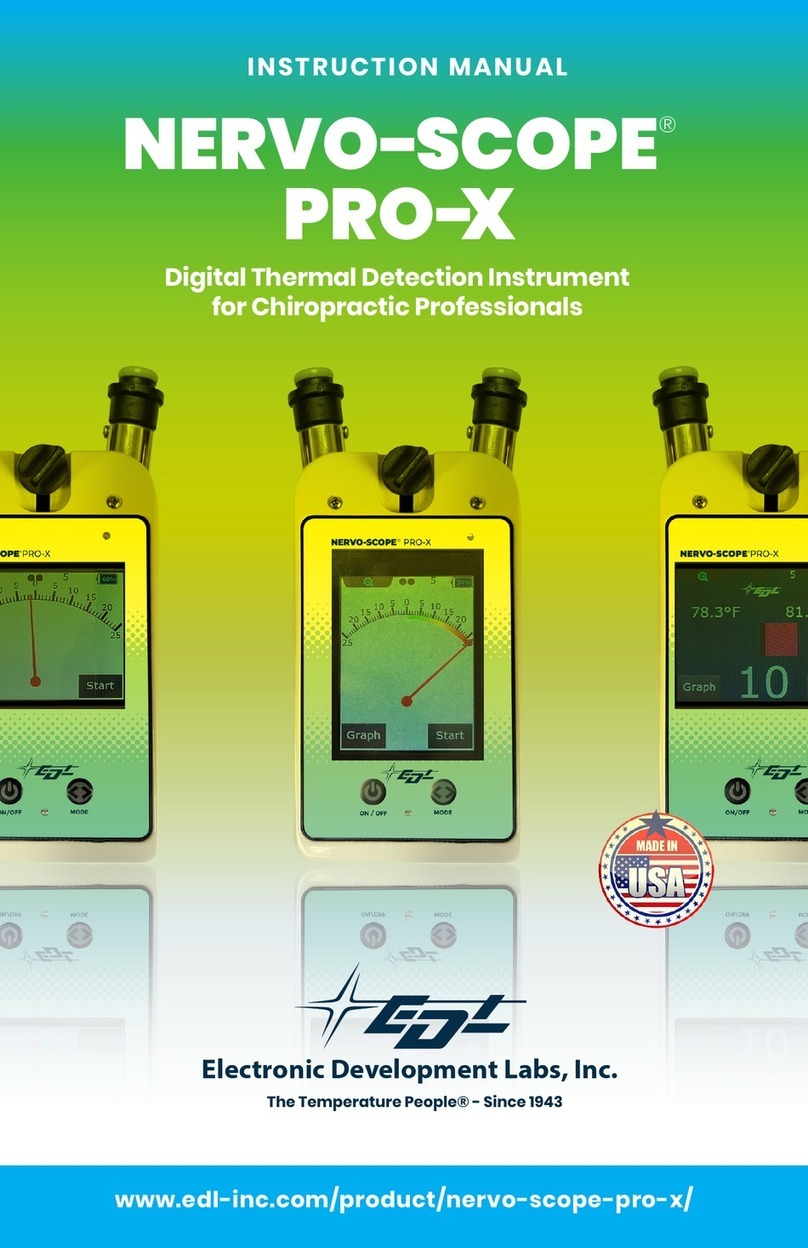 EDL NERVO-SCOPE PRO-X instruction manual