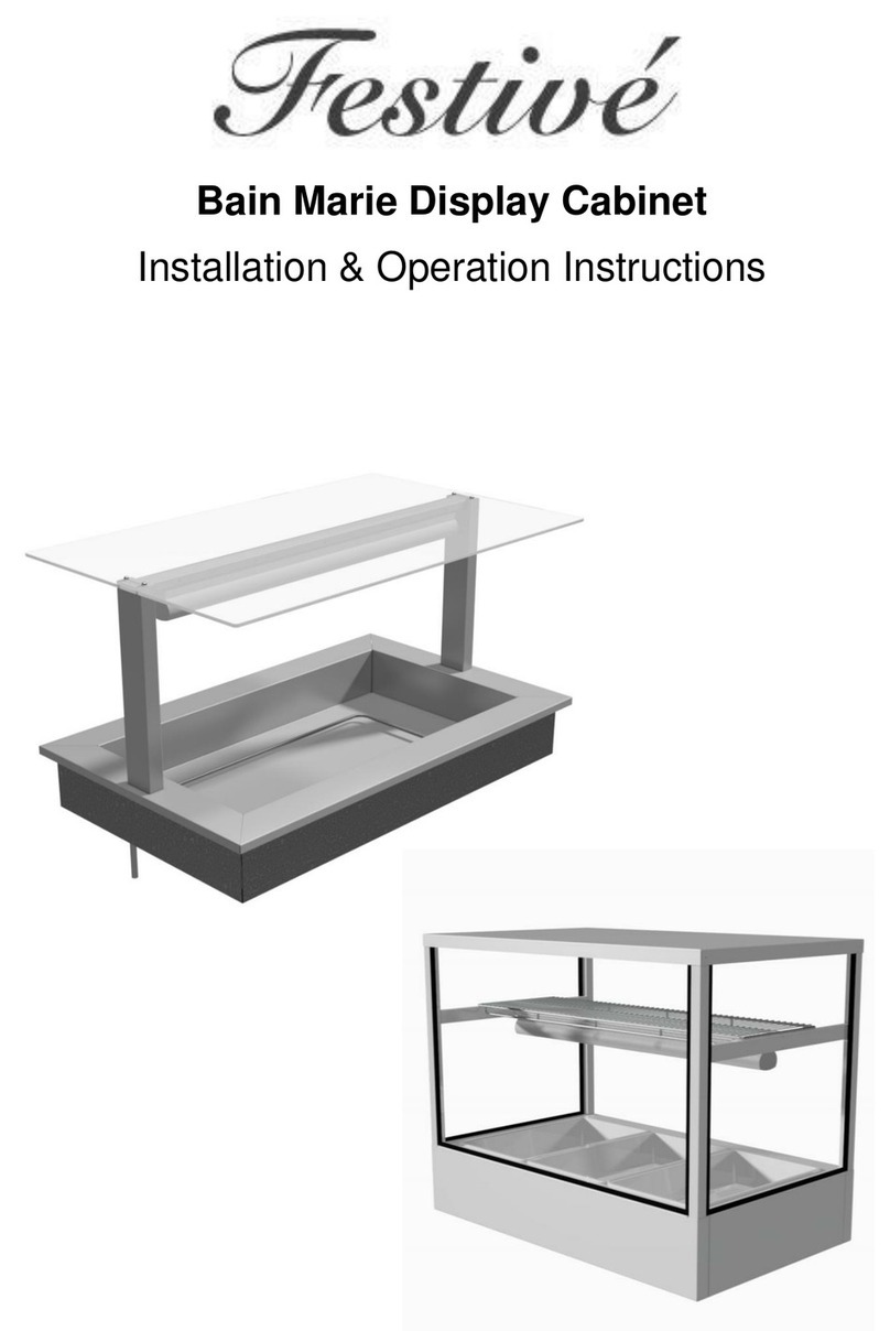 Festive York YB7 Installation and operating manual