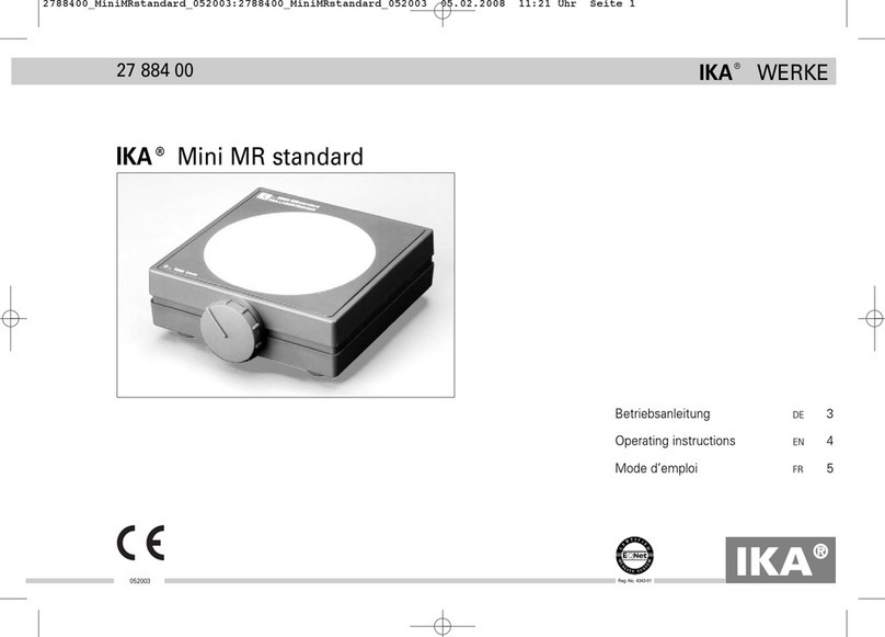 IKA Mini MR standard User manual