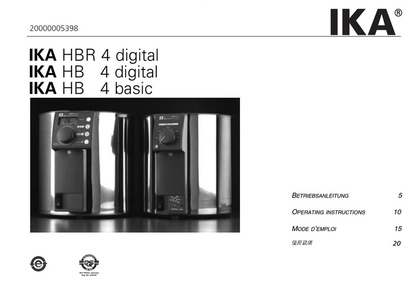 IKA HBR 4 control User manual