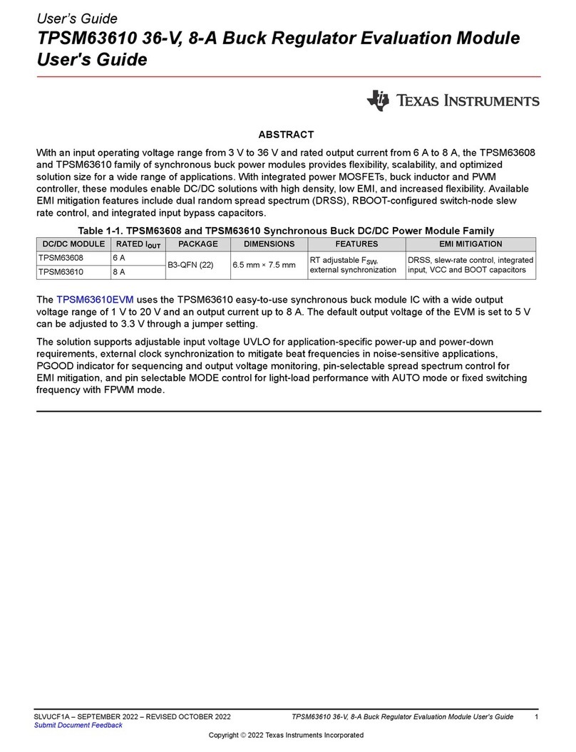 Texas Instruments TPSM63608 User manual