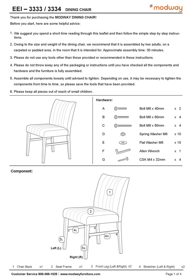 modway Parsons EEI-3333 User manual modway Parsons EEI-3333 User manual