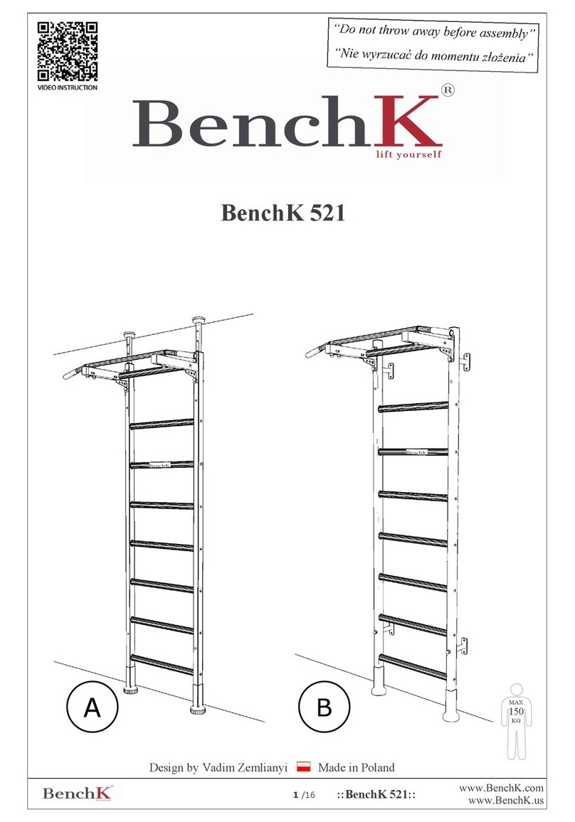 BenchK 521 manual
