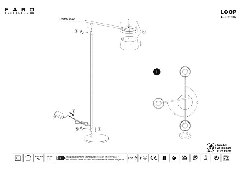 Faro Barcelona LOOP LED 2700K User manual
