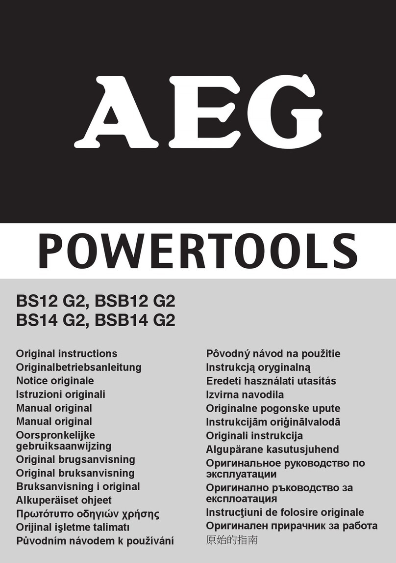 AEG BS14 G2 User manual