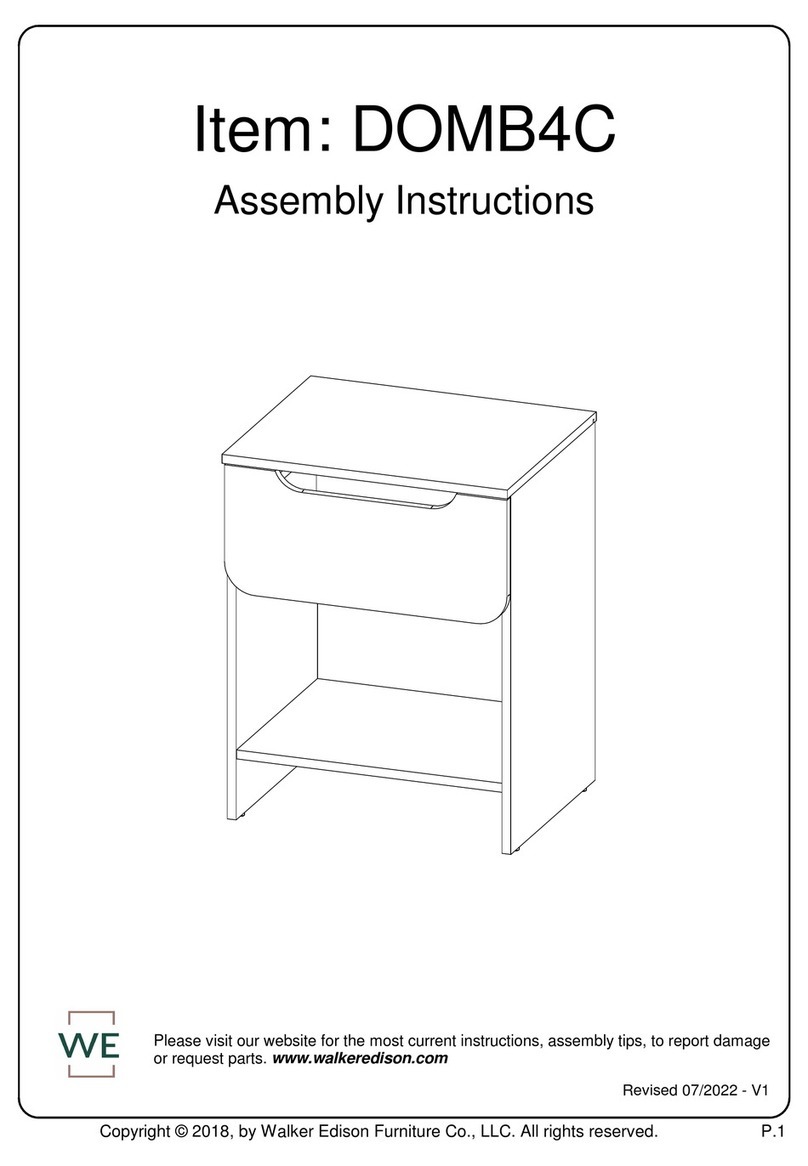 Walker Edison DOMB4C User manual