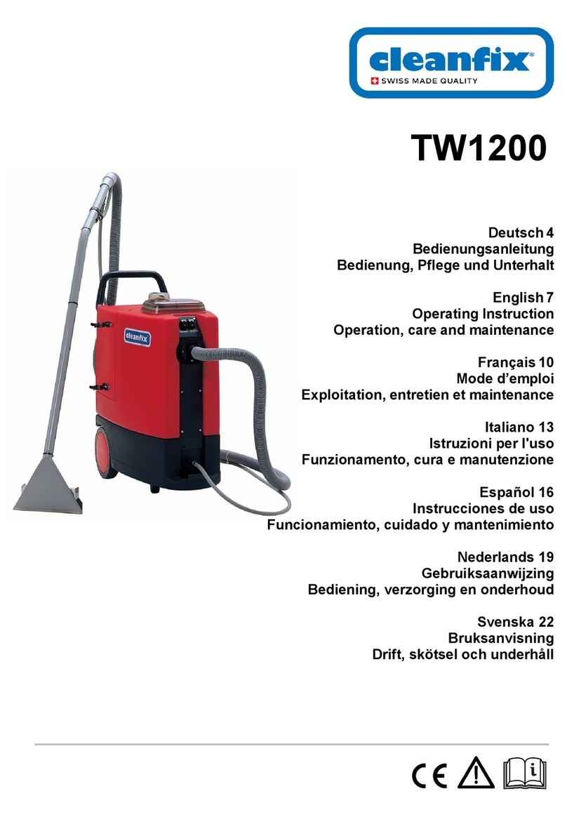 Cleanfix TW1200 User manual