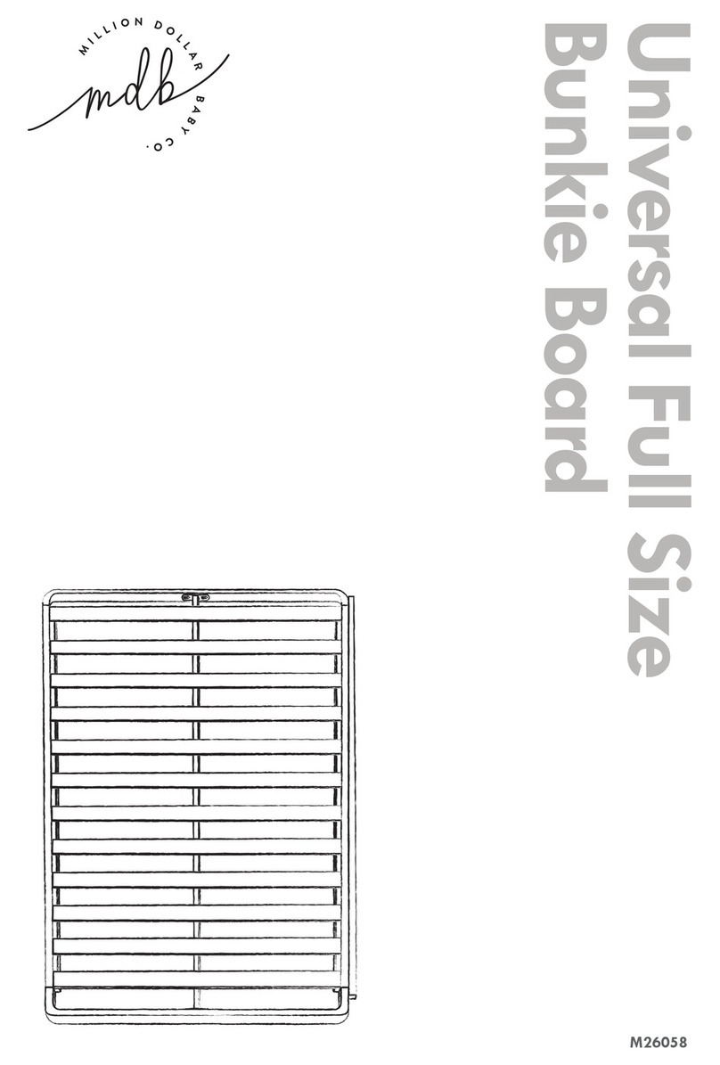 MDB Universal Full Size Bunkie Board User manual