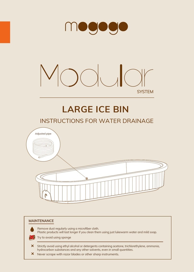mogogo LARGE ICE BIN instructions