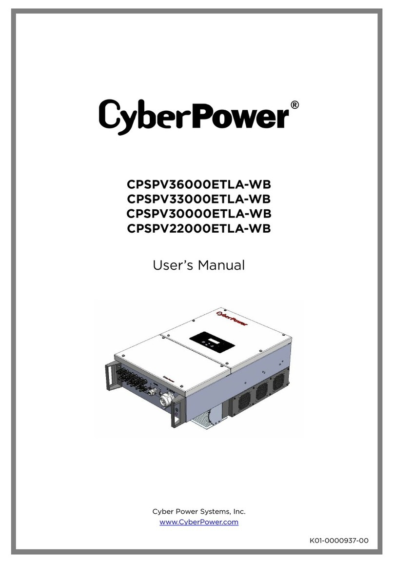 CyberPower CPSPV36000ETLA-WB user manual