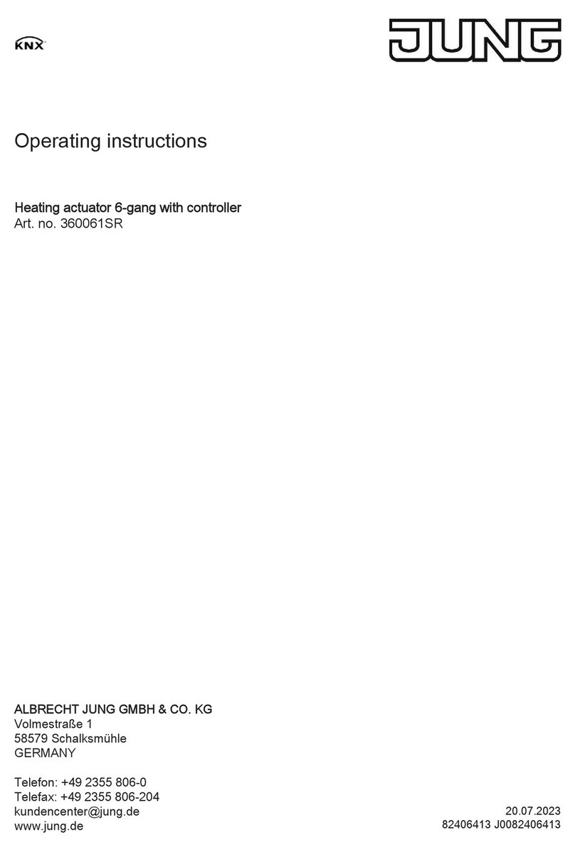 Jung KNX 360061SR User manual