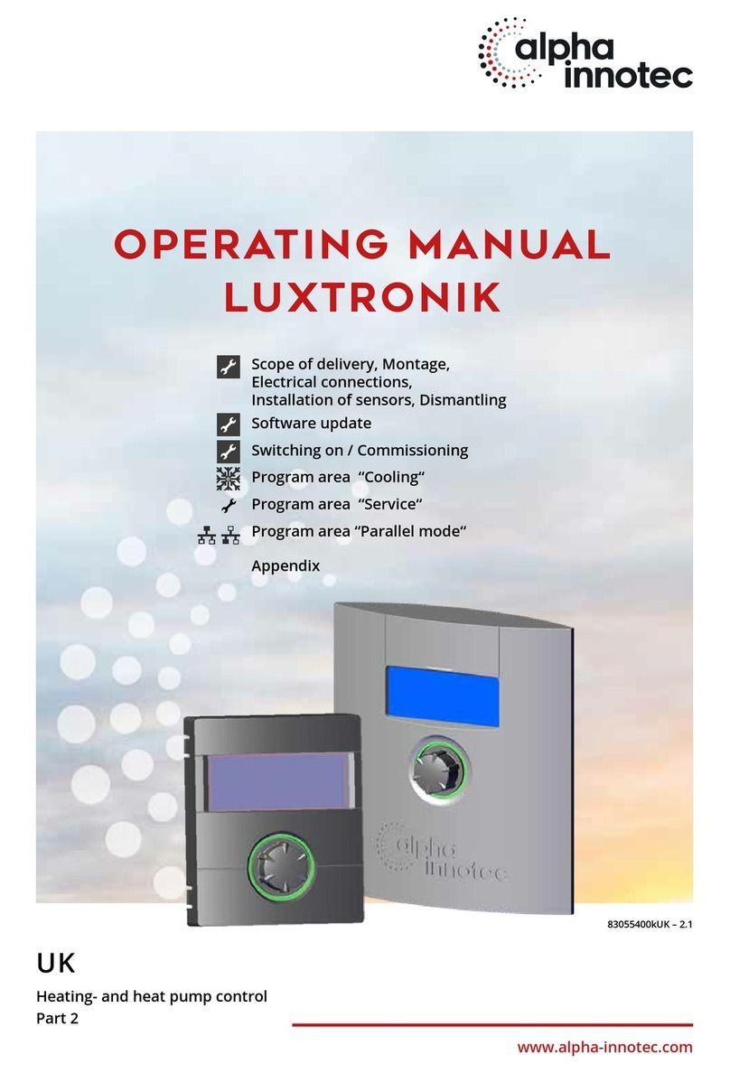 alphainnoTec LW 160H/V User manual