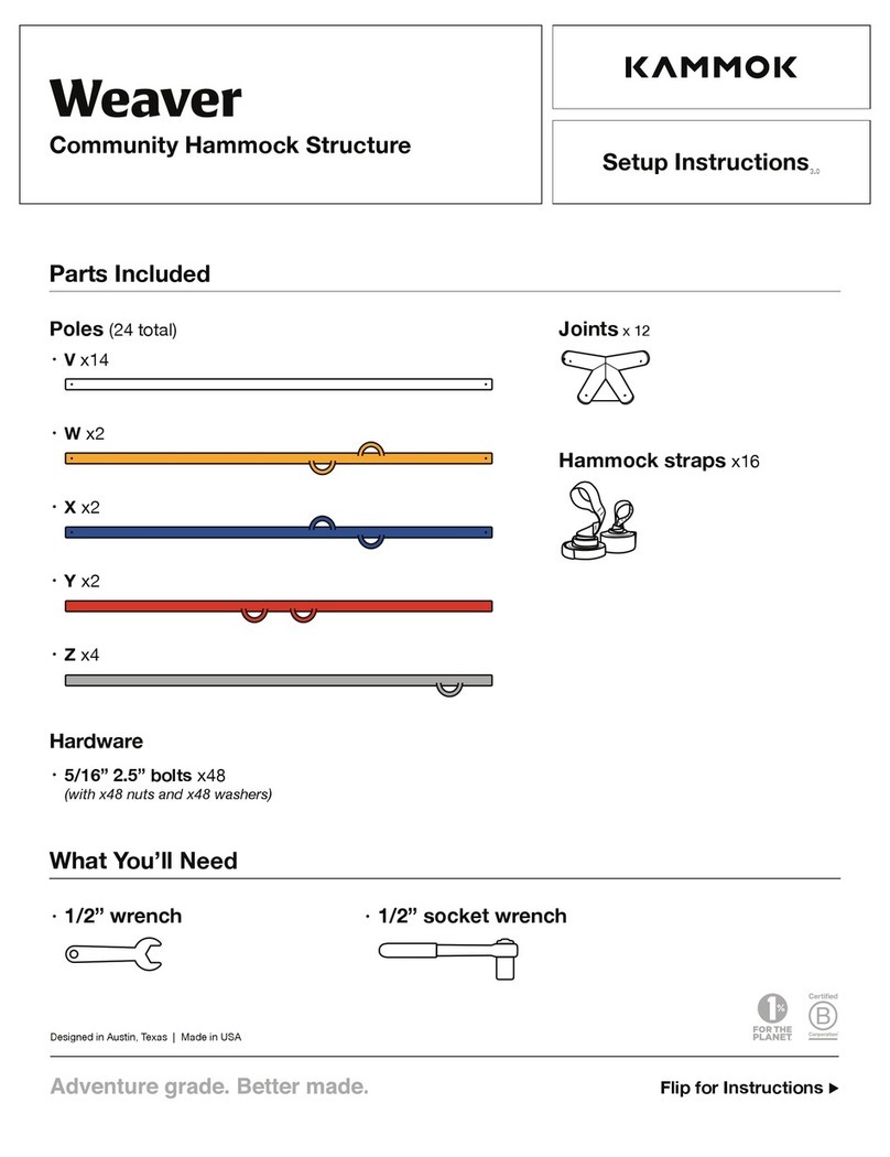 Kammok Weaver Setup instructions