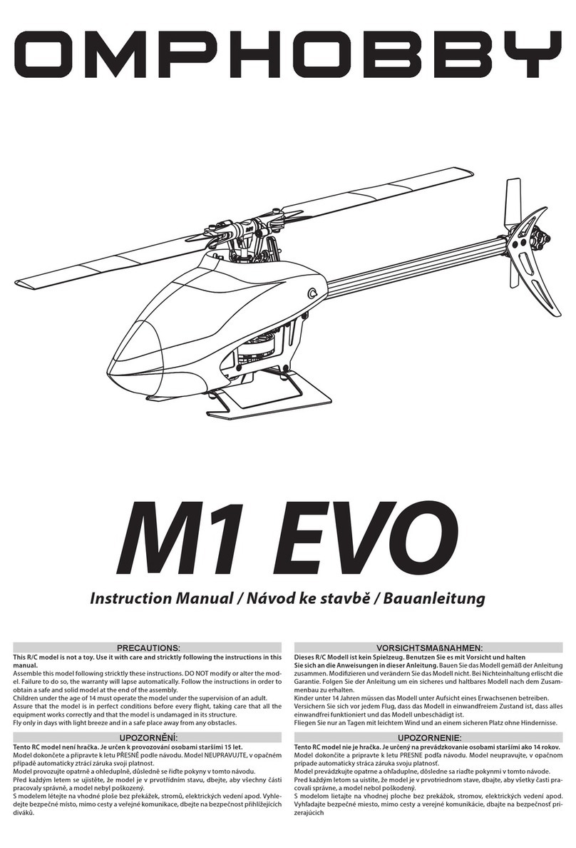 OMPHOBBY M1 EVO User manual