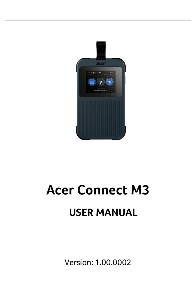 Acer Aspire M3 User manual