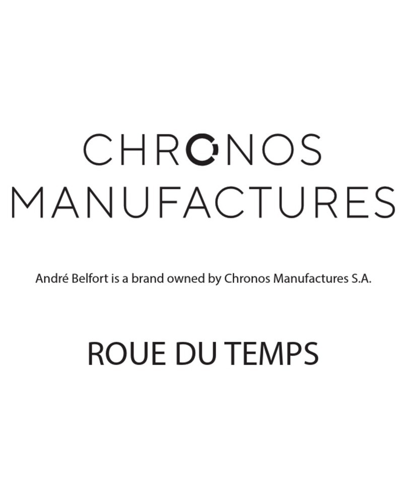 Chronos Manufactures ROUE DU TEMPS manual