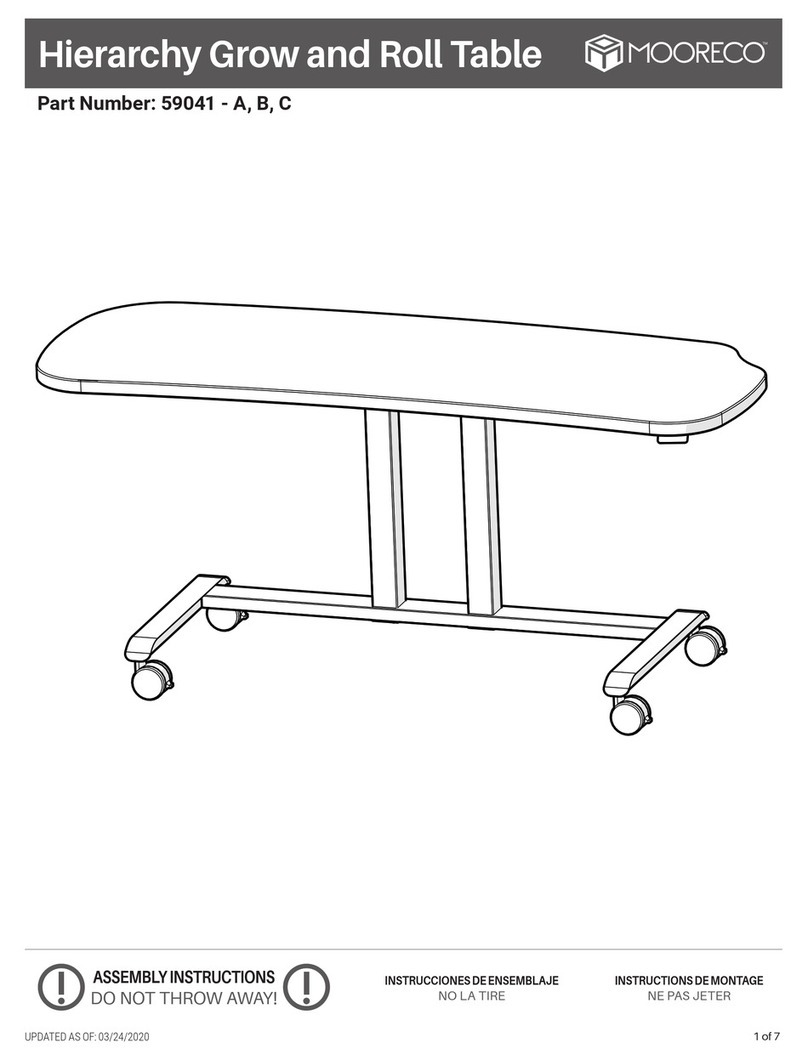 Mooreco Hierarchy 59041-A User manual