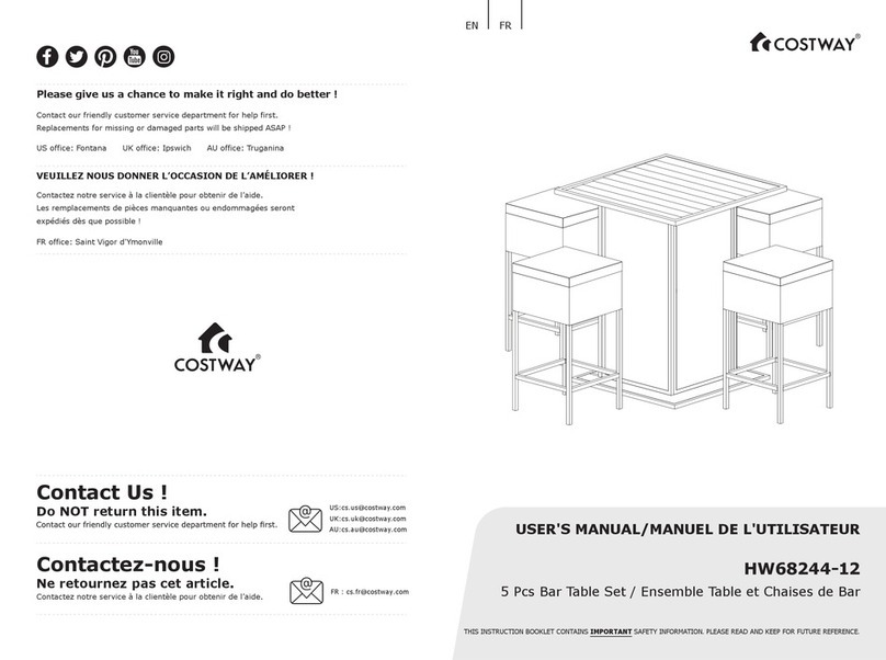 Costway HW68244-12 user manual