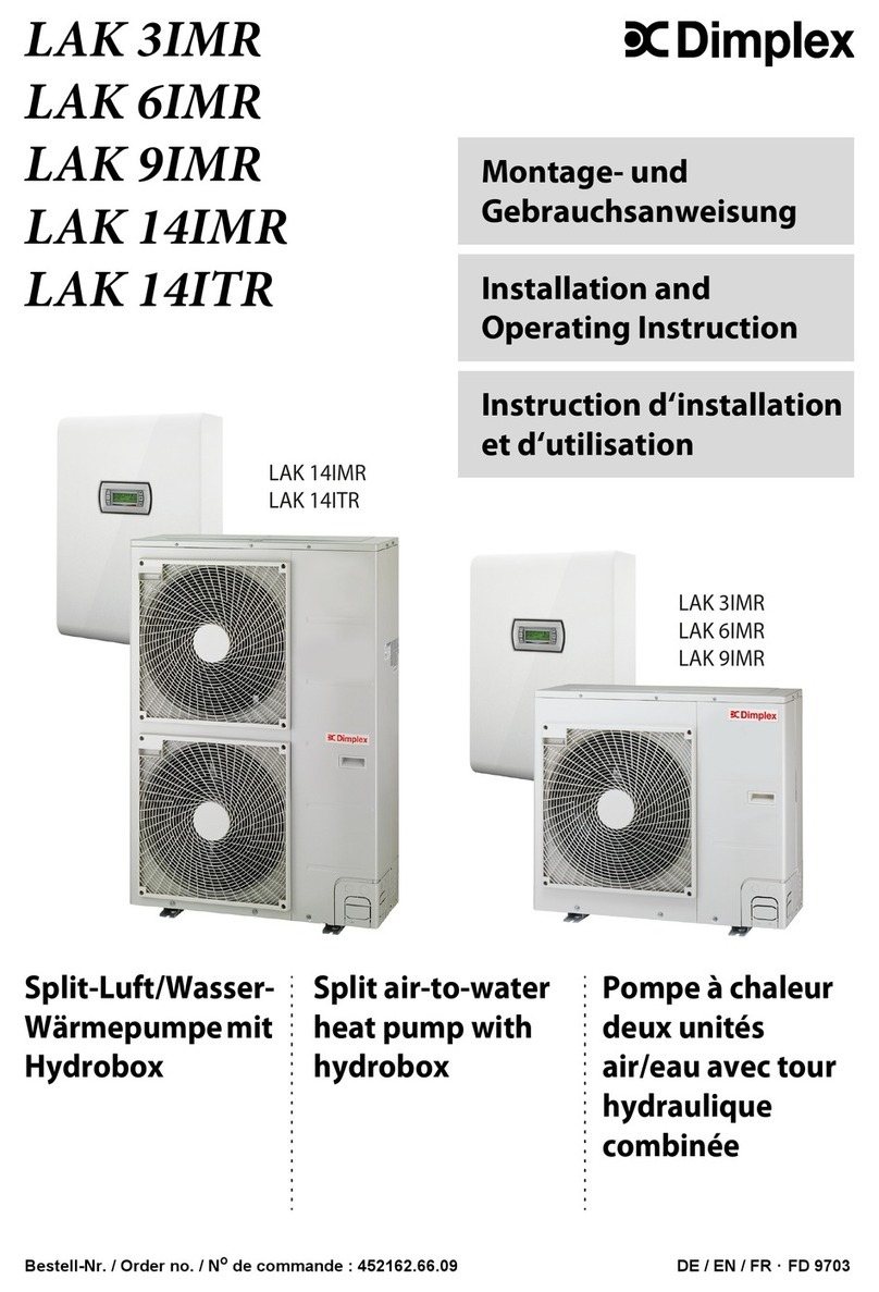 Dimplex LAK 3IMR Installation and operating instruction