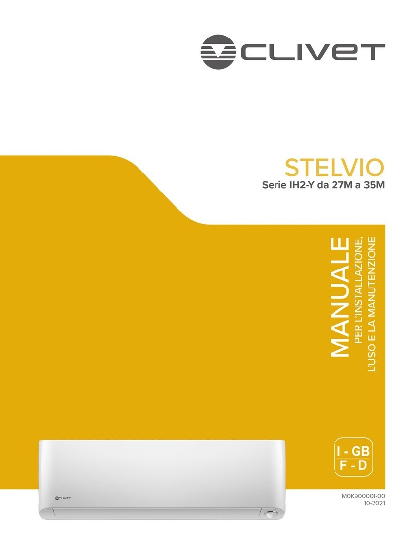 CLIVET STELVIO IH2-Y Series User manual CLIVET STELVIO IH2-Y Series User manual