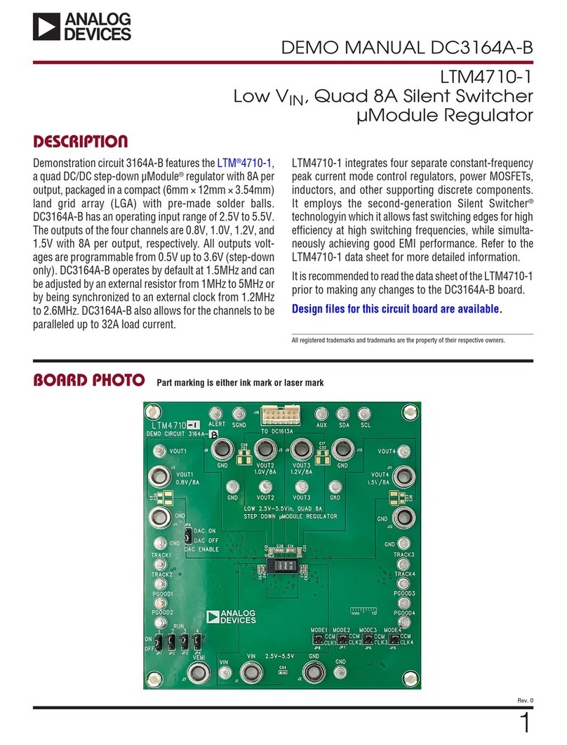 Analog Devices DC3164A-B Quick setup guide