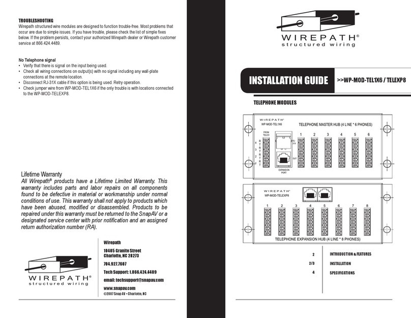 Wirepath WP-MOD-TEL1x6 installation guide