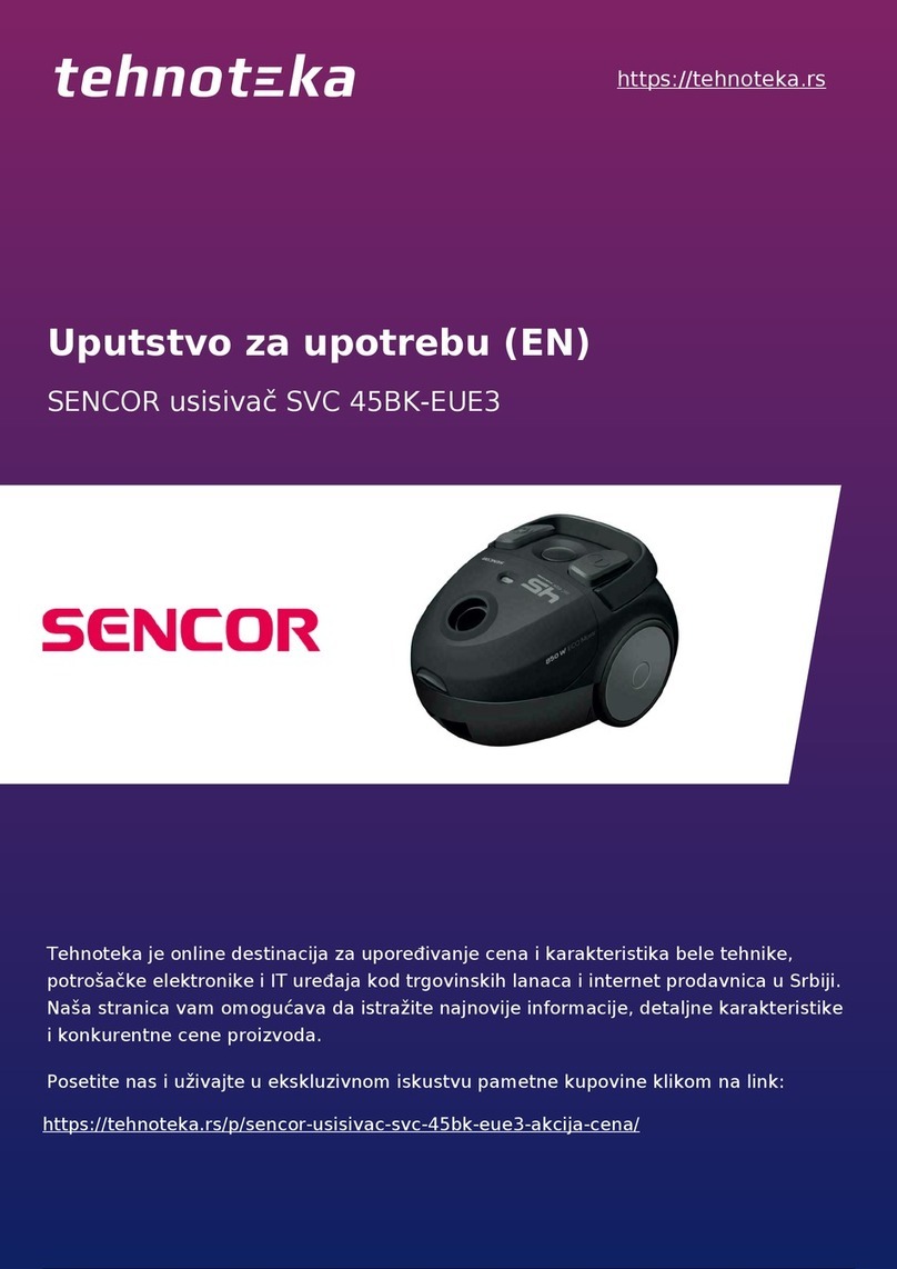 Sencor SVC 45BK-EUE3 user manual