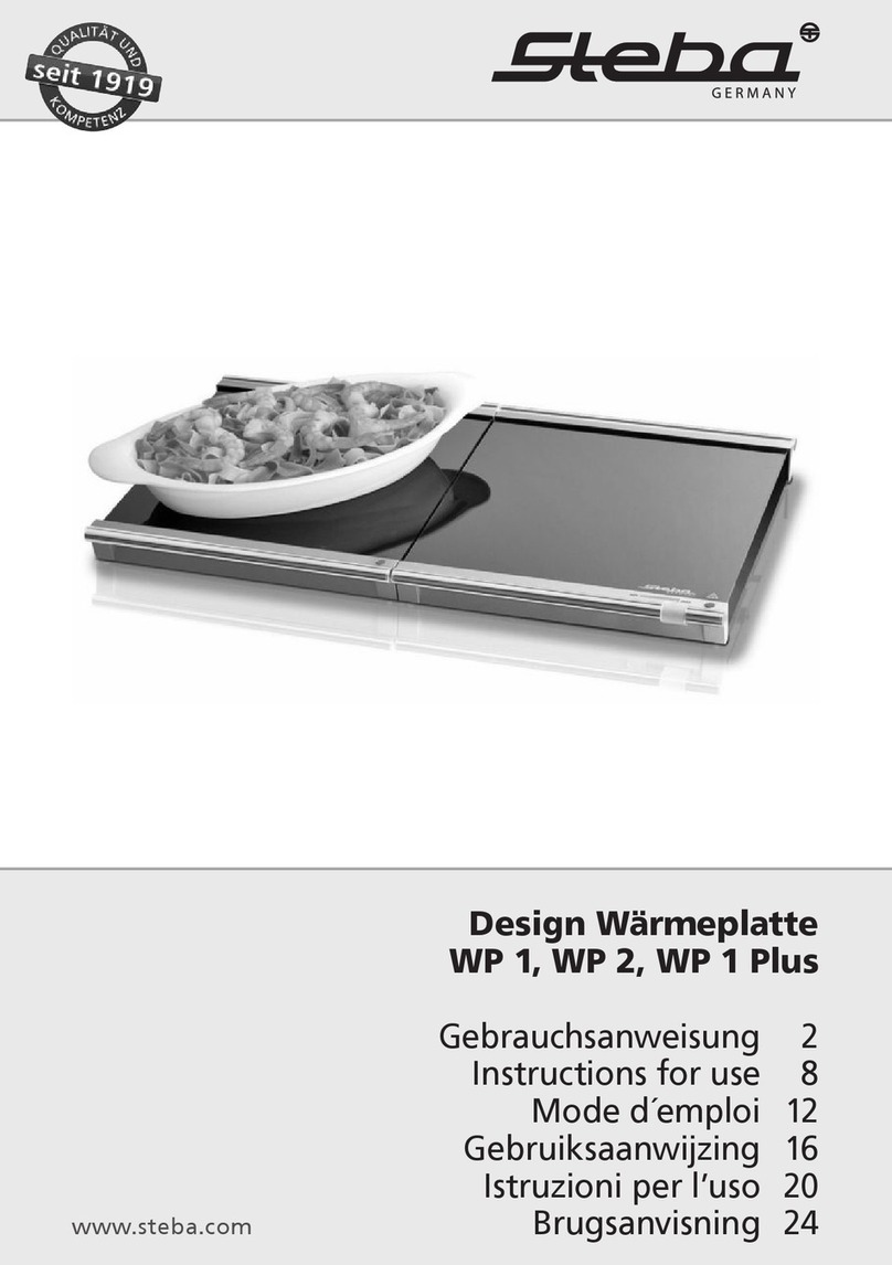 Steba WP 1 Plus Instructions for use Steba WP 1 Plus Instructions for use