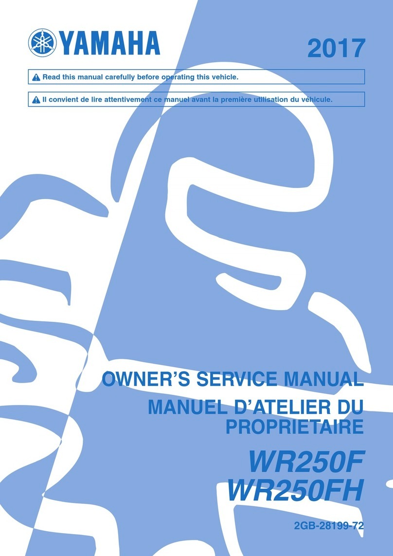Yamaha WR250F 2017 Application guide